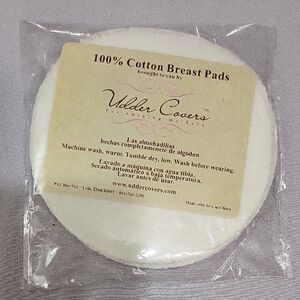 Udder Covers 100% Cotton Breast Pads - White